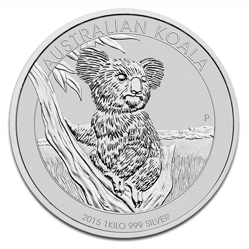 [20182-1] Koala 1kg Silbermünze 2015 differenzbesteuert