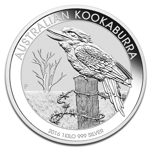 [201224-1] Kookaburra 1kg Silbermünze 2016 differenzbesteuert
