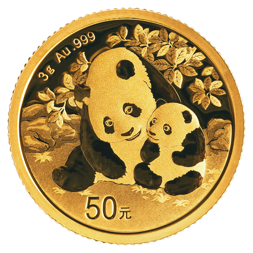 [106213] China Panda 3g Goldmünze 2024