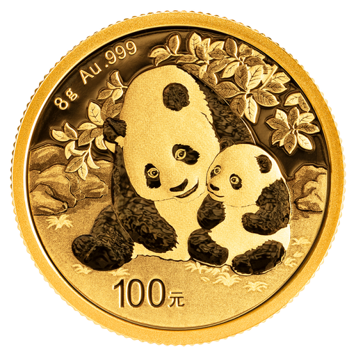 [106214] China Panda 8g Goldmünze 2024