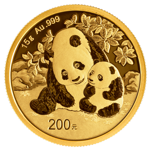[106215] China Panda 15g Goldmünze 2024