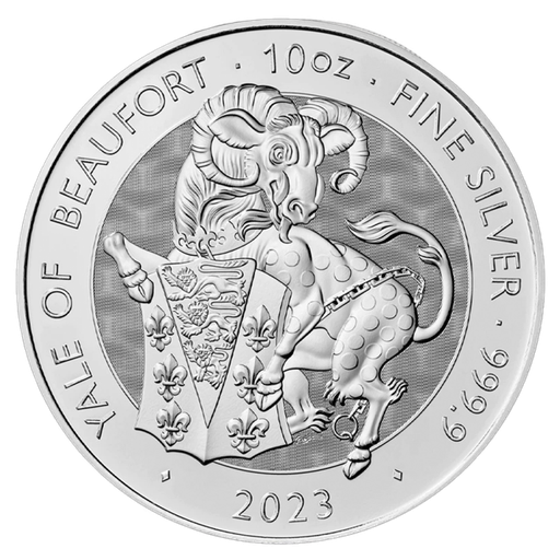 [209330] Tudor Beasts Yale of Beaufort 10 Unzen Silbermünze 2023