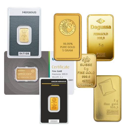 [330002] 2,5 Gramm Goldbarren | LBMA zertifiziert