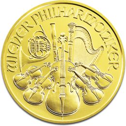 [10229] Wiener Philharmoniker 1/10oz Goldmünze 2013