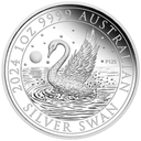 Australien Schwan 1 Unze Silbermünze 2024 differenzbesteuert