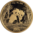 China Panda 15g Goldmünze 2026