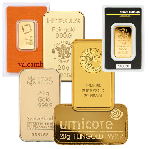 [330005] 20 Gramm Goldbarren | LBMA zertifiziert