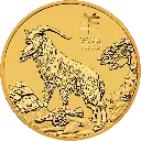 Lunar III Ziege 1 Unze Goldmünze 2027