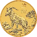Lunar III Ziege 1/10 Unze Goldmünze 2027