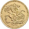 1 Pfund Sovereign Charles III Goldmünze 2027