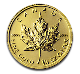 [10418-1] Maple Leaf 1/4oz Goldmünze