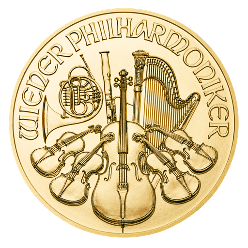 [10253] Wiener Philharmoniker 1/4 oz Goldmünze 2018