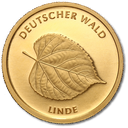 20 Euro Deutscher Wald Linde 1/8 oz Goldmünze 2015 (A)