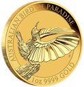 Birds of Paradise Viktoria Paradiesvogel 1oz Goldmünze 2018