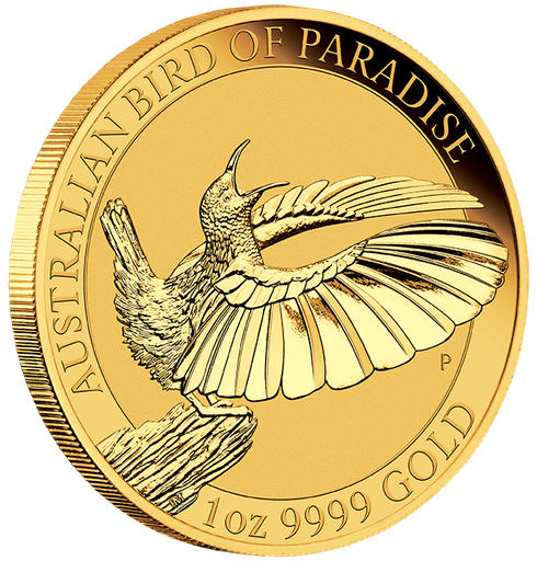 [101225] Birds of Paradise Viktoria Paradiesvogel 1oz Goldmünze 2018