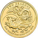 Two Dragons 1oz Goldmünze 2018