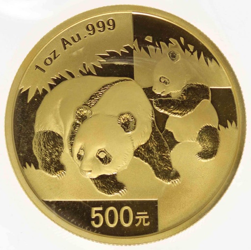 [106135] China Panda 1oz Goldmünze 2008
