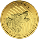 Call of the Wild Wolf 1/10oz Goldmünze 2015 | .99999