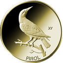 20 Euro Heimische Vögel Pirol 1/8 oz Goldmünze 2017 (A)