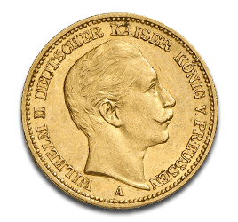 [108041] 20 Mark Kaiser Wilhelm II Goldmünze | Preußen | 1888
