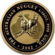 [101088] Nugget/Känguru 1/10oz Goldmünze 2002