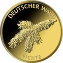 20 Euro Deutscher Wald Fichte 1/8 oz Goldmünze 2012 (A)